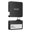 Lexar Go Portable SSD SL400 2TB inklusive Hub schwarz