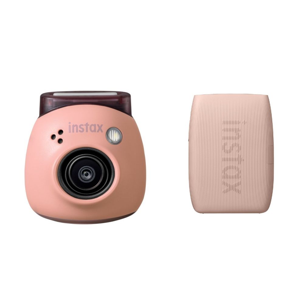 Fujifilm INSTAX PAL Digitalkamera, Powder Pink + Drucker mini Link 3, Rose Pink