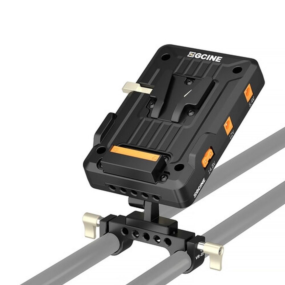 ZGCINE Plaque V-Mount Inclinable sur Tige de 15mm