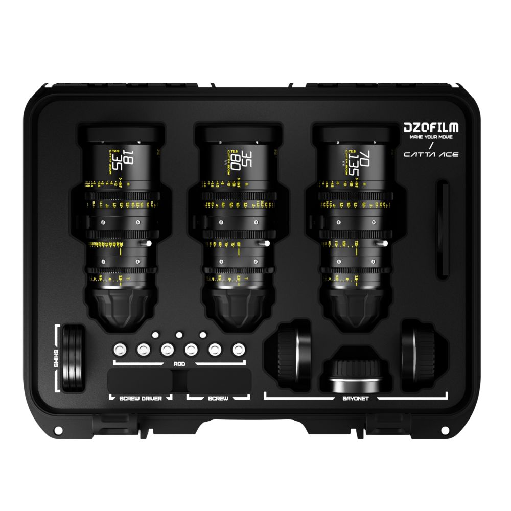 DZOFilm Catta ACE Bundles 18-35/35-80/70-135 T2.9 - PL/EF Fassung (schwarz)