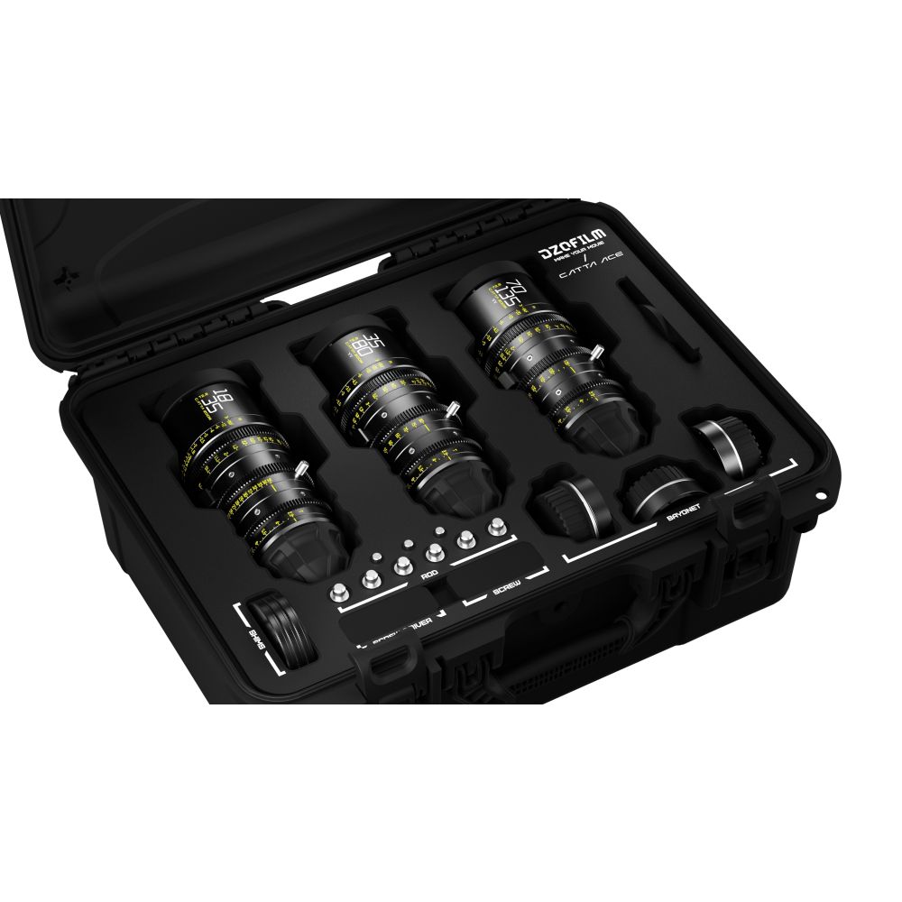 DZOFilm Catta ACE Bundles 18-35/35-80/70-135 T2.9 - PL/EF Fassung (schwarz)