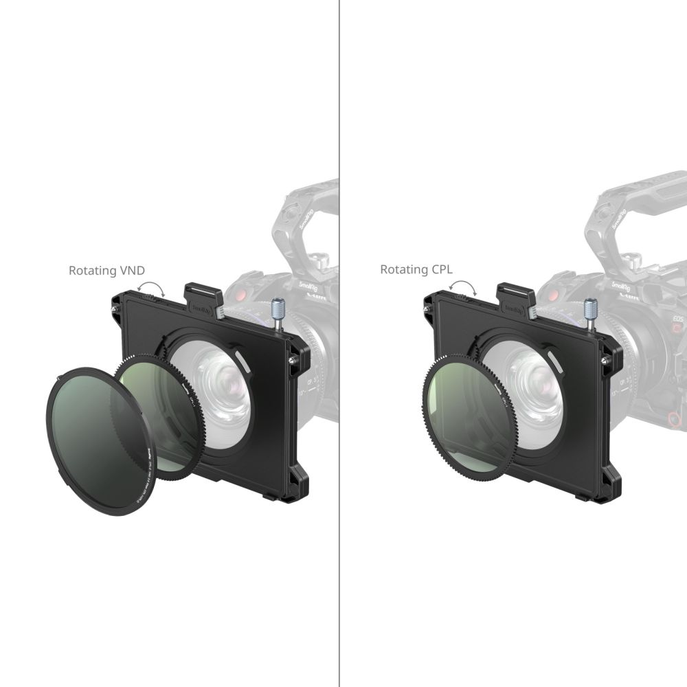 SmallRig 5011 Kit Matte Box con filtri CPL&VND