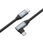 SmallRig 4791 USB-C (gerade) auf USB-C (abgewinkelt) Datenkabel (60cm / 23.6in)