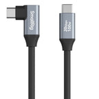 SmallRig 4791 USB-C (gerade) auf USB-C (abgewinkelt) Datenkabel (60cm / 23.6in)