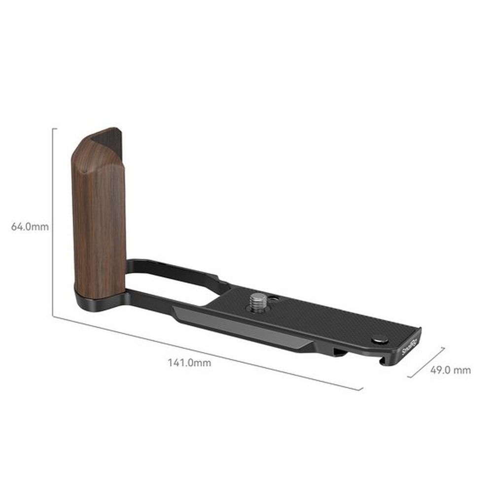 SmallRig 4802 L-förmiger Holzgriff für Nikon Z fc, schwarz