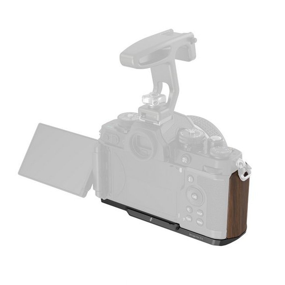 SmallRig 4802 L-förmiger Holzgriff für Nikon Z fc, schwarz
