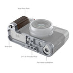 SmallRig 4804 L-förmiger Holzgriff für Fujifilm X100VI / X100V, silber