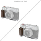 SmallRig 4804 L-förmiger Holzgriff für Fujifilm X100VI / X100V, silber