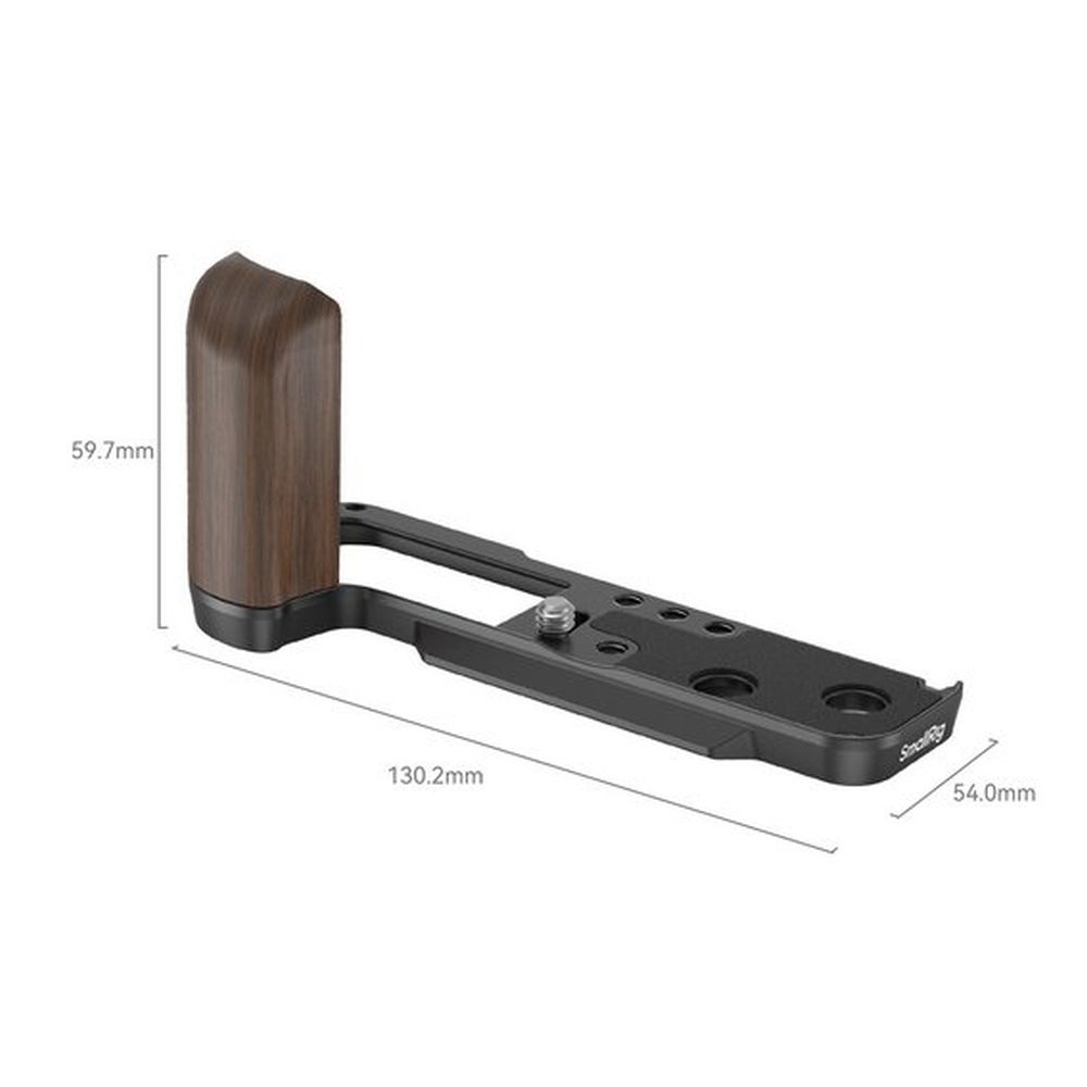 SmallRig 4805 L-förmiger Holzgriff für Fujifilm X100VI / X100V, schwarz