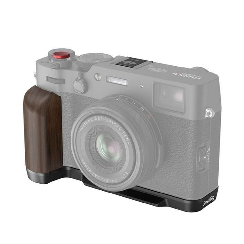 SmallRig 4805 L-förmiger Holzgriff für Fujifilm X100VI / X100V, schwarz