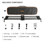 Konova G1 120cm Motorisierter Carbon Slider
