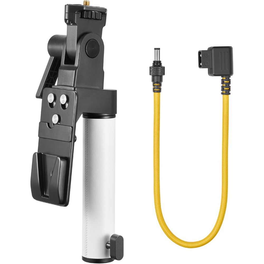 Godox Poignée de maintien et kit de support de batterie à V-Mount pour ML60II / ML100