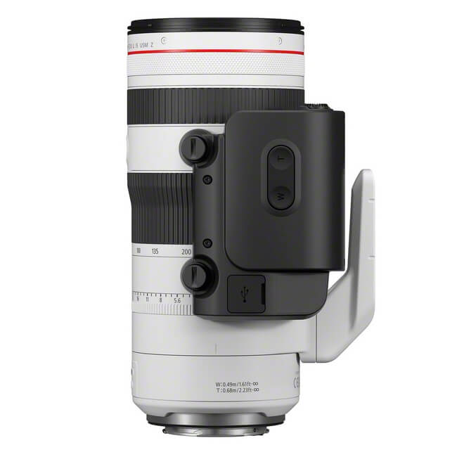 Canon EOS R1 + RF 70-200mm f/2.8L IS USM Z, blanc