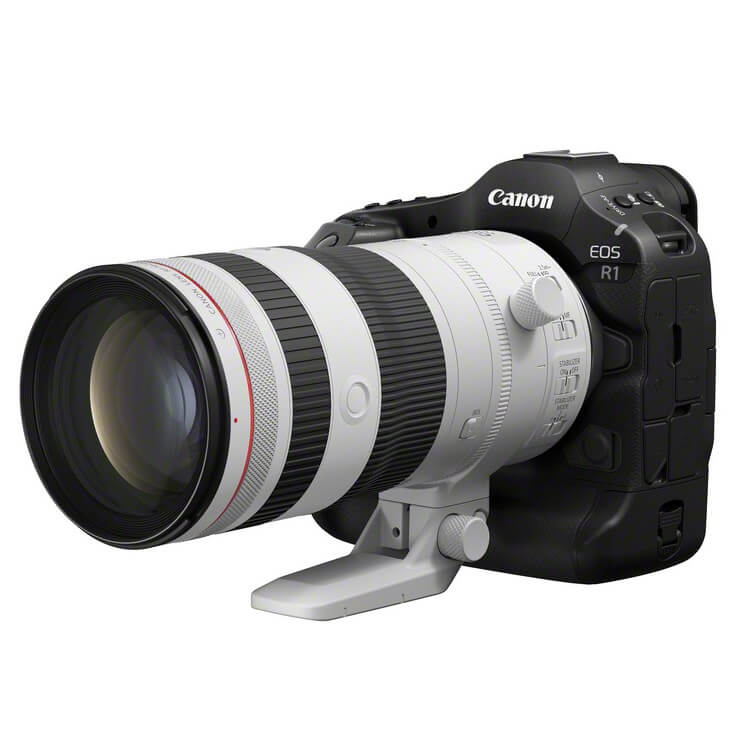 Canon EOS R1 + RF 70-200mm f/2.8L IS USM Z, blanc