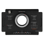Fotodiox Pro Objektiv Mount Adapter für Canon RF auf 4x5 Fachkamera mit Graflok Rückseite