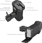 SmallRig 5235 Drehbarer Seitenhandgriff mit Trigger REC für ausgewählte Canon / Blackmagic Design Kameras