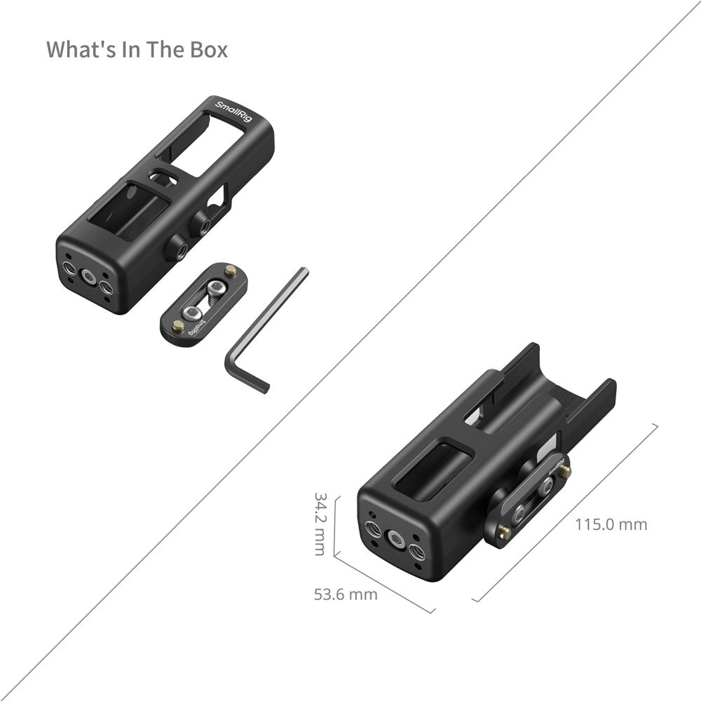 SmallRig 5117 Cage allongée pour DJI Osmo Pocket 3