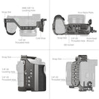 SmallRig 5060 HawkLock Quick Release Cage Kit pour Sony Alpha 6700
