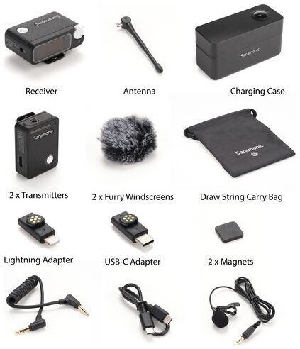 Saramonic Ultra Black + 2x Lavalier