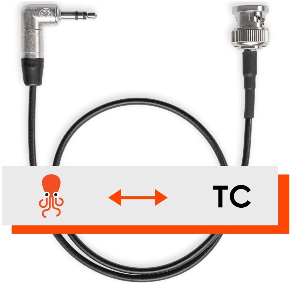 Tentacle Sync to Straight BNC Timecode Cable
