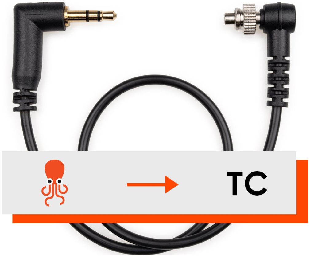 Tentacle Sync to Flash Synchro Socket Timecode Cable