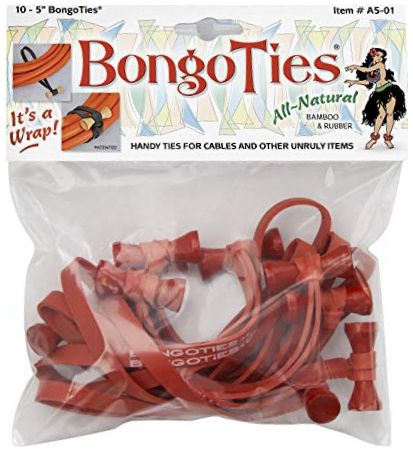 Bongo Ties Kabelbinder All-Red 10Stück