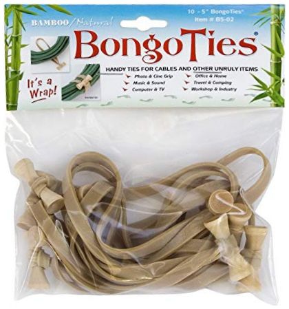 Bongo Ties Kabelbinder Naturfarbe 10 Stk.