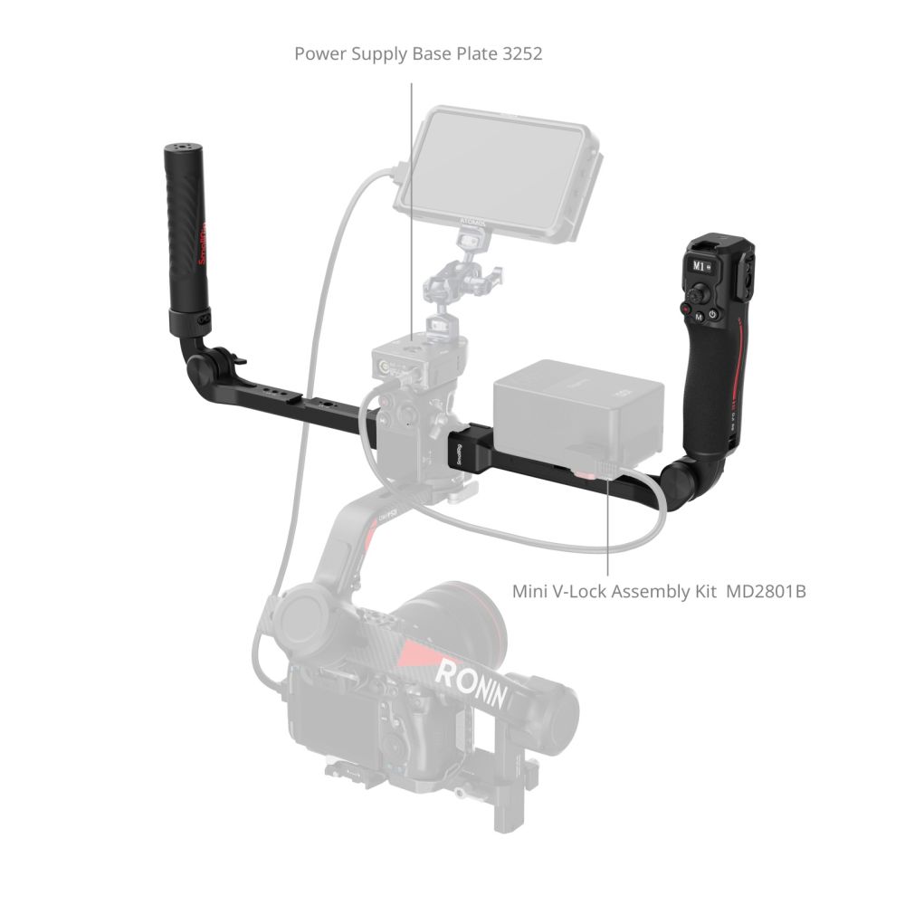 SmallRig 4327 Focus Control Dual Grip für DJI RS Series OUTLET