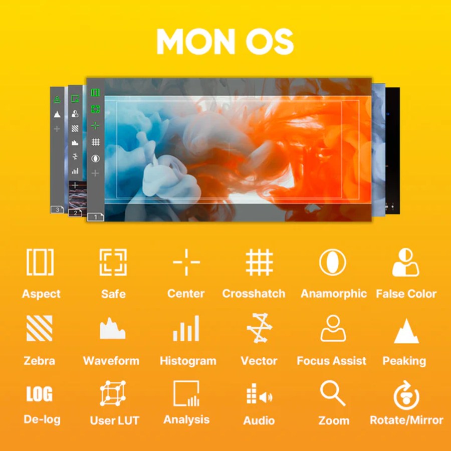 Osee T5+ 5,5" 4K-HDMI On-Camera Monitor Kit - 1000 nits