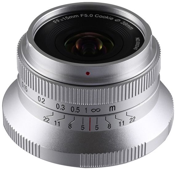 Laowa 15mm f/5 Cookie FF Sony FE (Ouverture automatique - argent)