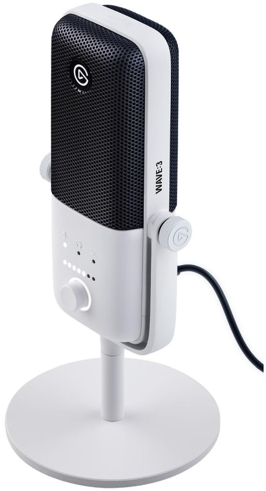 Elgato Wave:3 Blanc Microphone USB