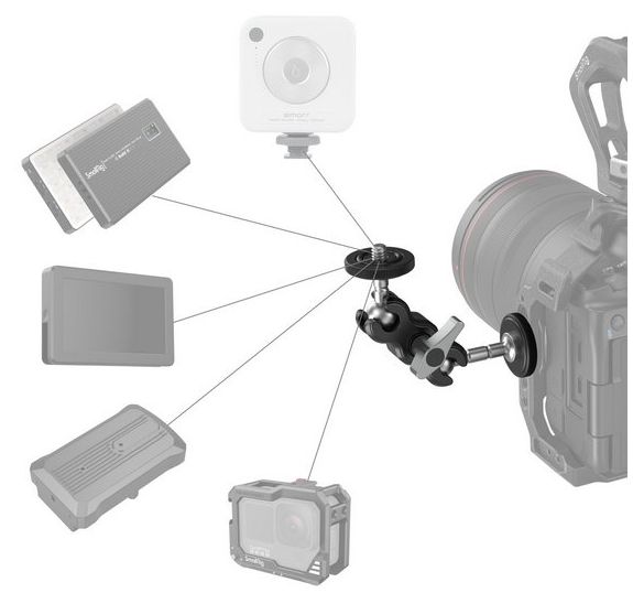 SmallRig 3238B Mini Magic Arm avec rotule universelle