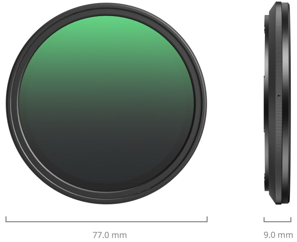 SmallRig 5169 Magnetischer 67mm VND Filter ND64-ND400 (6-9 Stop)