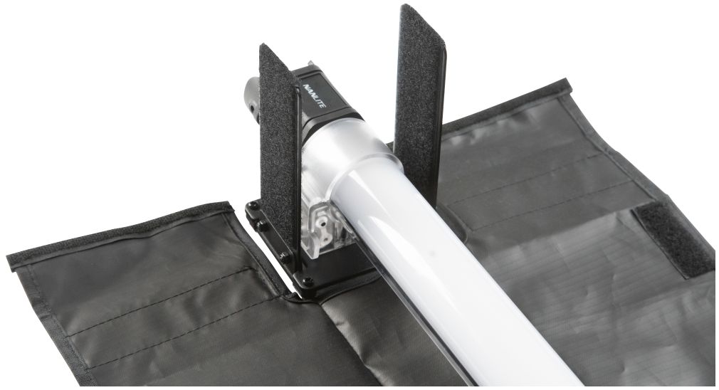Nanlite Barndoor avec Eggcrate pour Pavotube II 15C