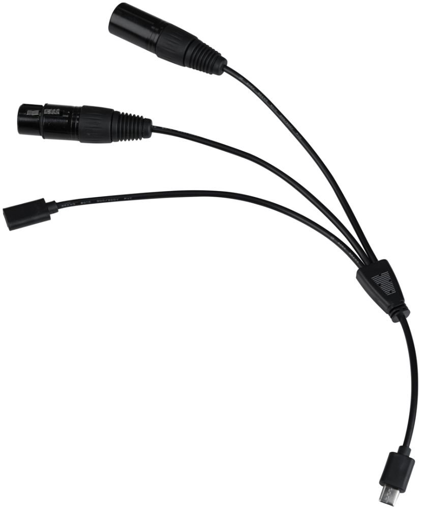 Nanlite USB-C auf DMX Kabel Splitter