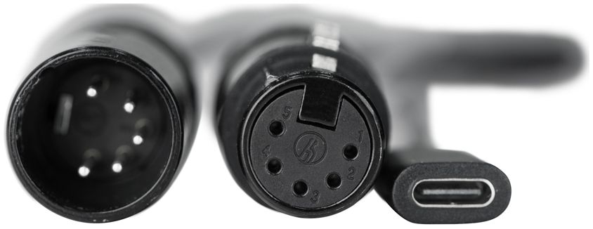Nanlite USB-C auf DMX Kabel Splitter