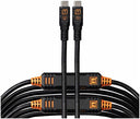 Tether Tools TetherPro Optima 10G USB-C, 31' (9,4m), noir droit
