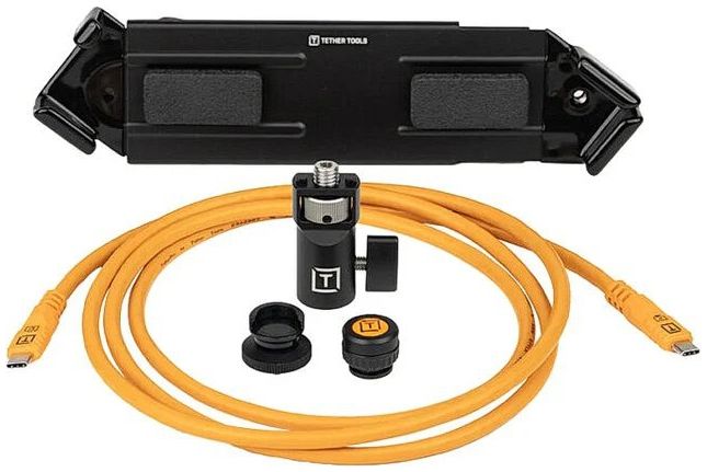 Tether Tools TetherPro Optima 10G Mobile Tethering Kit, 1,8 m (6'), gerade orange, AeroTab Large ThreadMount