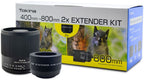 Tokina SZX Super Tele 400mm f/8.0 Reflex MF C-RF + 2x Extender