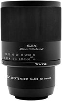 Tokina SZX Super Tele 400mm f/8.0 Reflex MF EF-M + 2x Extender