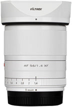 Viltrox AF 56mm f/1.4 Fujifilm X-mount Blanc (Édition Limitée)