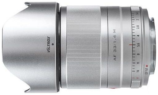 Viltrox AF 33mm f/1.4 AF Fujifilm X-mount silver