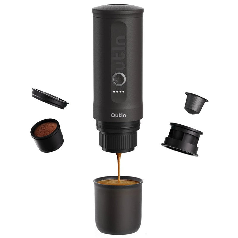 OutIn Nano Portable Electric Espresso Machine – Gris Sidéral