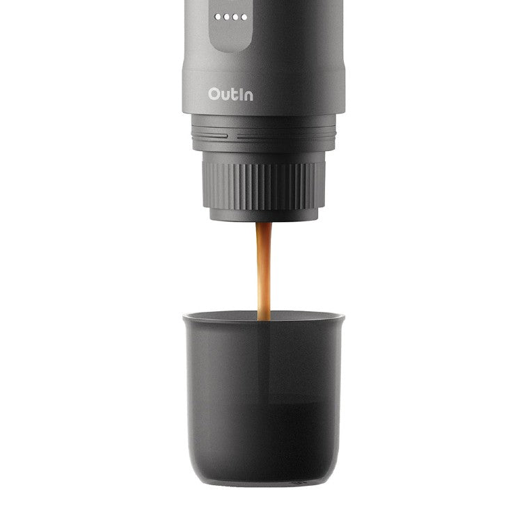 OutIn Nano Portable Electric Espresso Machine – Gris Sidéral