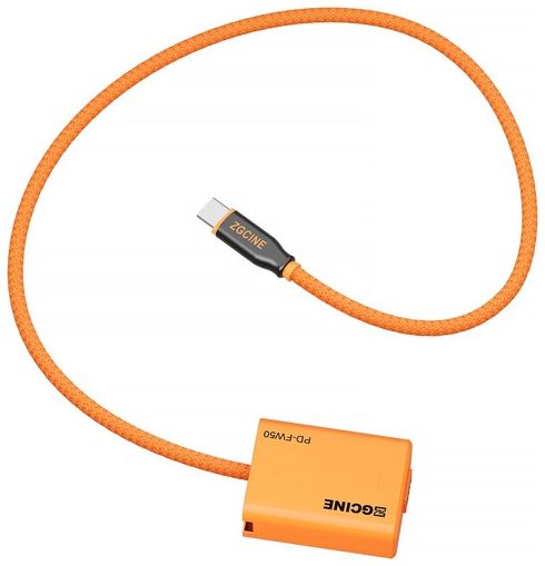 ZGCine Câble USB-C vers batterie factice NP-FW50