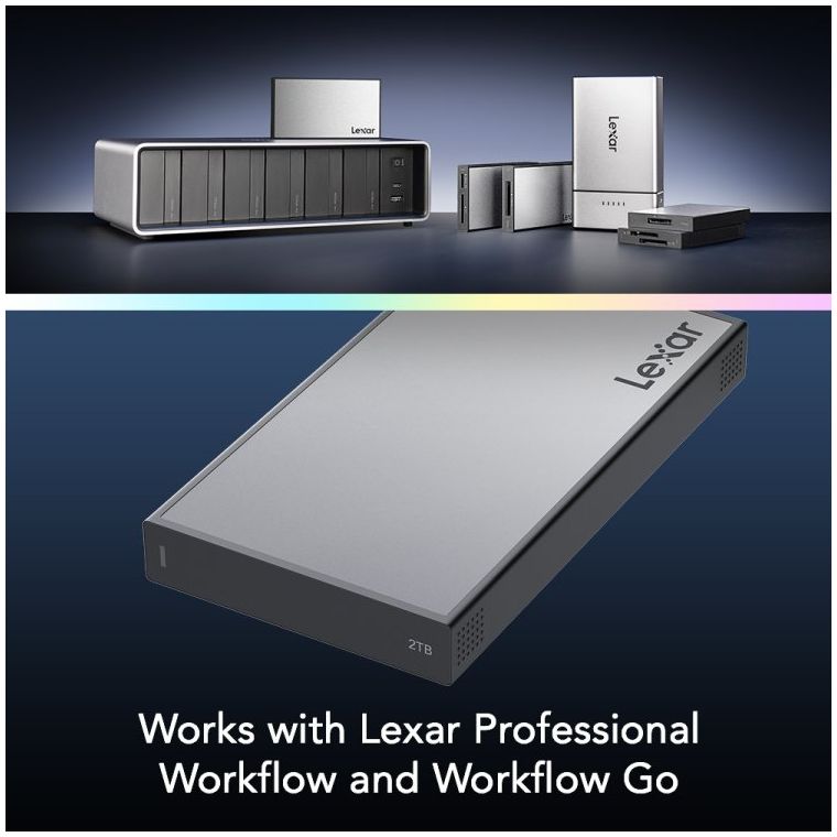 Lexar Workflow PRO Portable SSD 2TB
