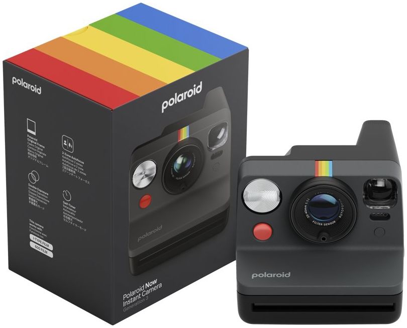 Polaroid Now Gen 3 Kamera - Schwarz