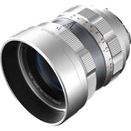 Thypoch Objectif photographique plein format Simera 75mm f/1.4 pour monture Leica M argenté