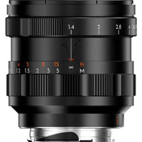 Thypoch Objectif photographique plein format Simera 75mm f/1.4 pour monture Leica M noir
