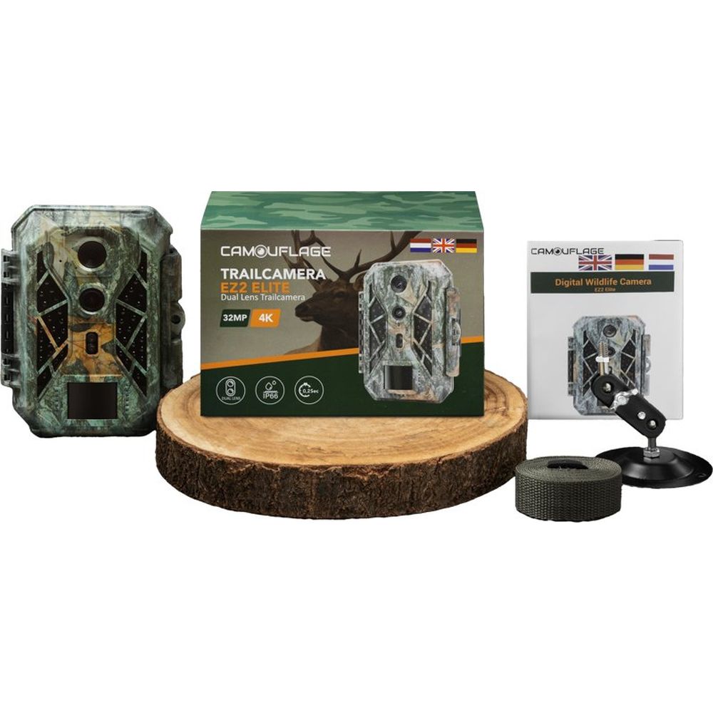 Camouflage EZ2 Elite Caméra pour animaux sauvages à double objectif